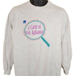 Vintage 3Com Etherlink III T Shirt Mens Size Large Gray 90s Tech Made In USA